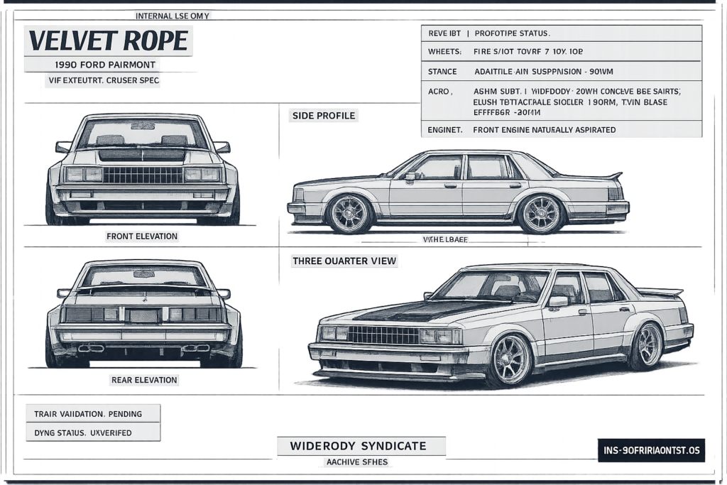 1980 Ford Fairmont blueprint