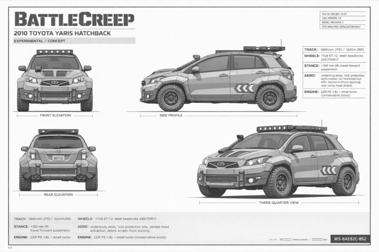 Yaris BattleCreep blueprint