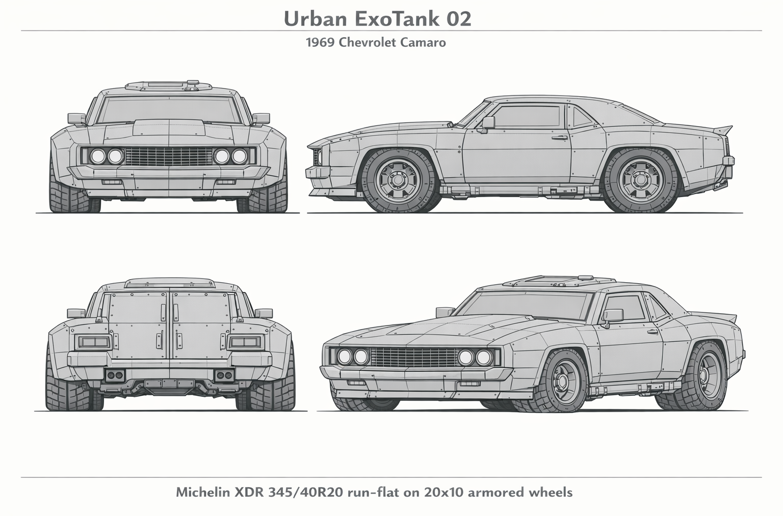 Urban ExoTank blueprint