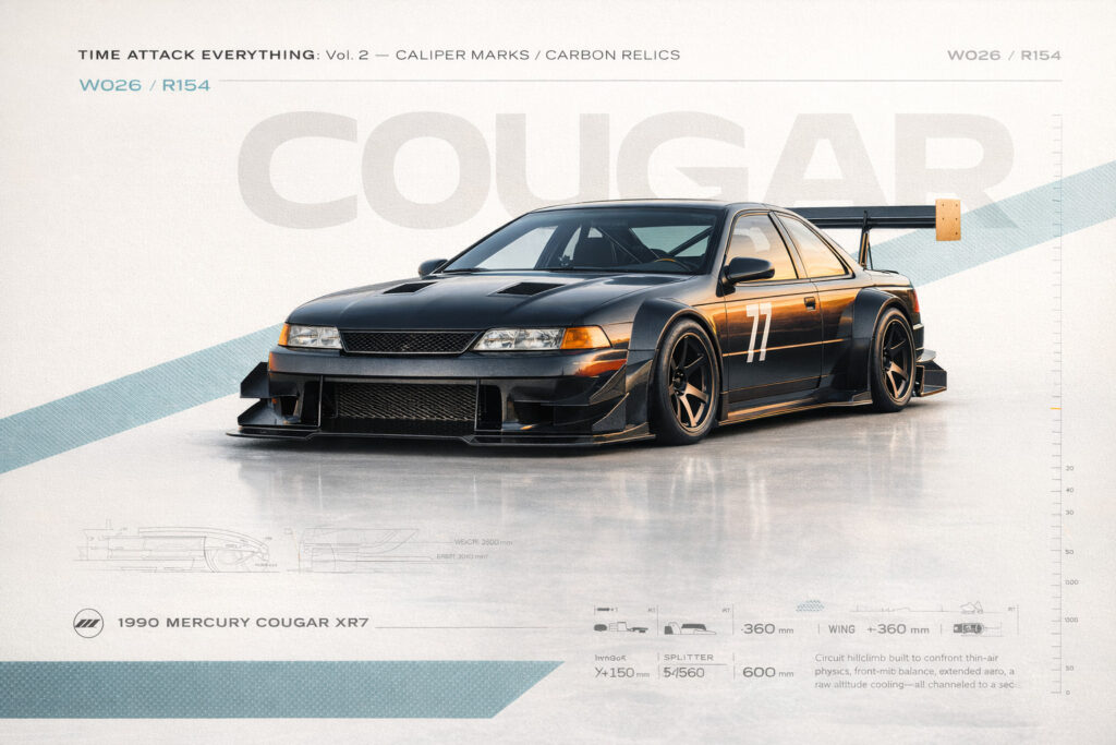 1990 Mercury Cougar XR7 Wave Photography