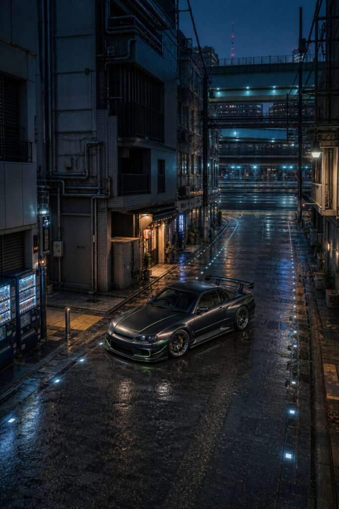1999 Nissan Skyline GT-R R34 Photography Studio