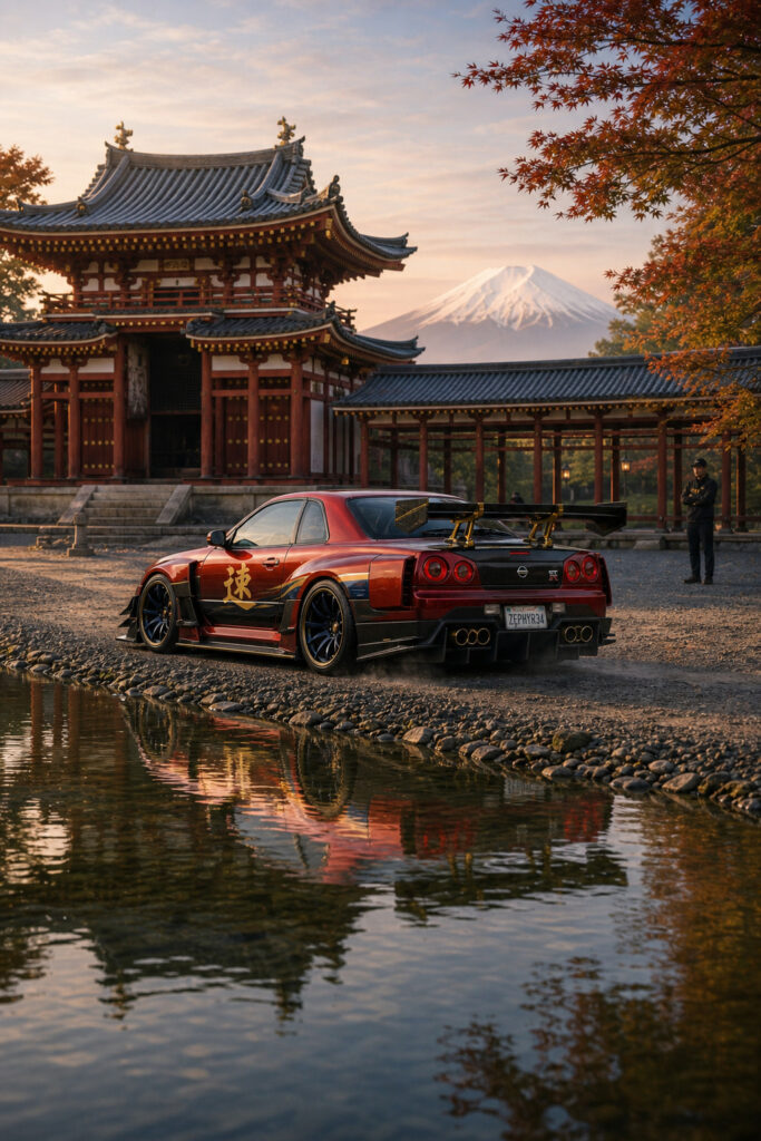 1999 Nissan Skyline GT-R R34 Photography Studio