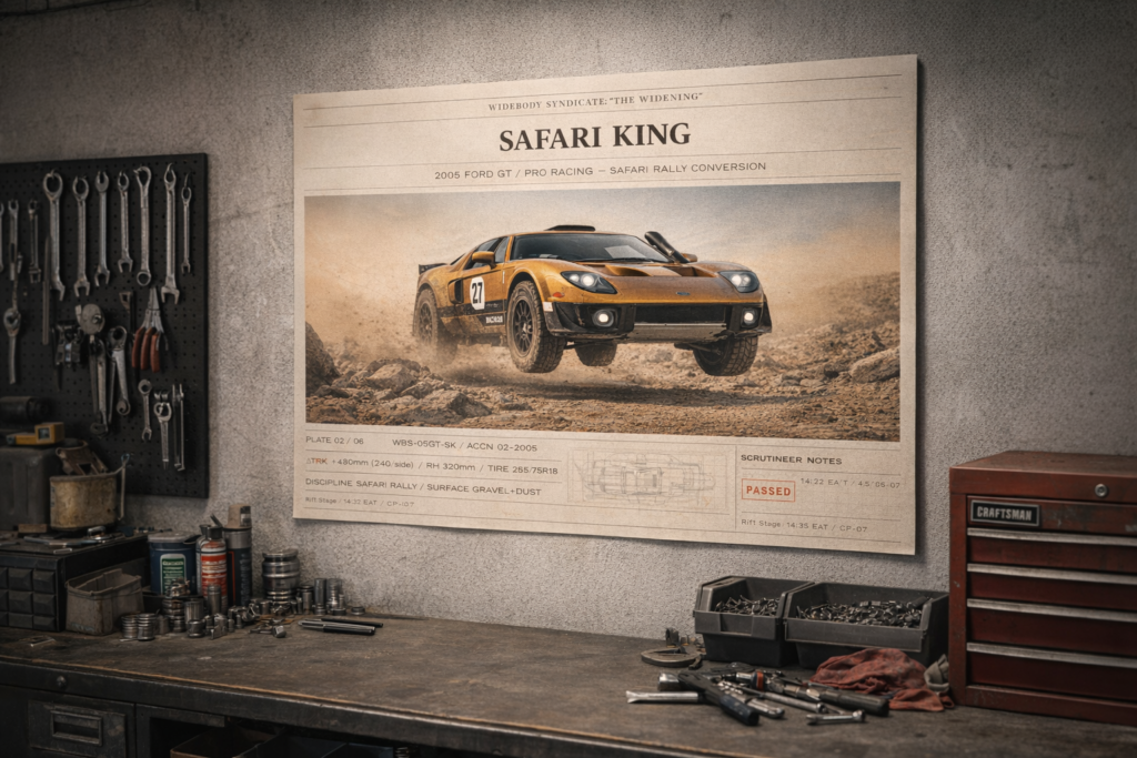 2005 Ford GT Safari King Collectible Poster