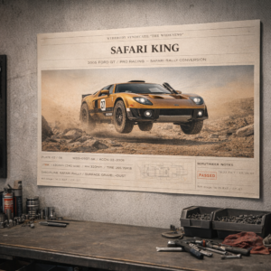 2005 Ford GT Safari King Collectible Poster