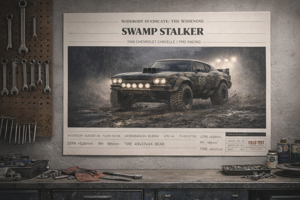 1968 Chevrolet Chevelle Swamp Stalker Collectible Poster