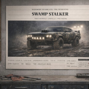 1968 Chevrolet Chevelle Swamp Stalker Collectible Poster