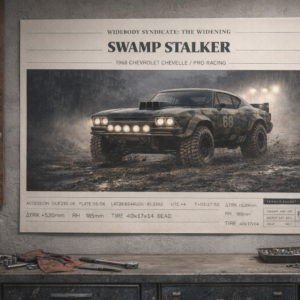 1968 Chevrolet Chevelle Swamp Stalker Collectible Poster