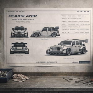 2020 Jeep Wrangler Summit Apex Protocol Blueprint Poster