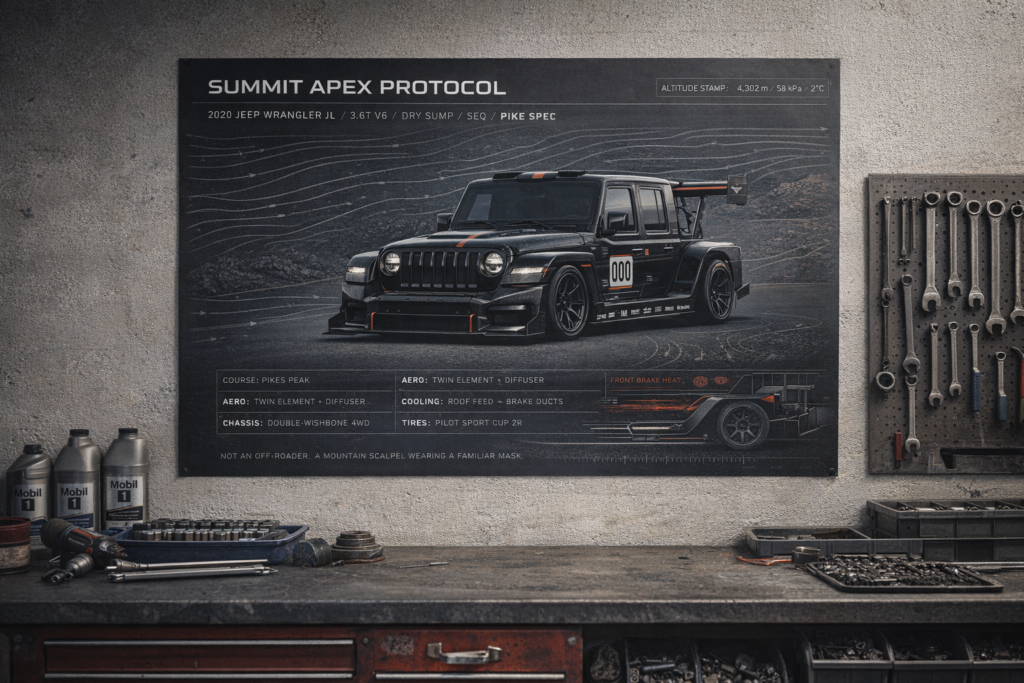 2020 Jeep Wrangler Summit Apex Protocol Collectible Poster