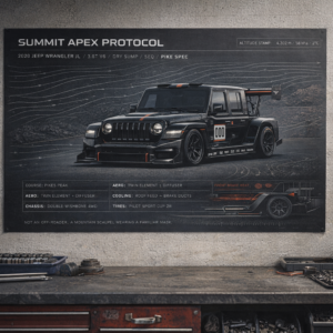 2020 Jeep Wrangler Summit Apex Protocol Collectible Poster