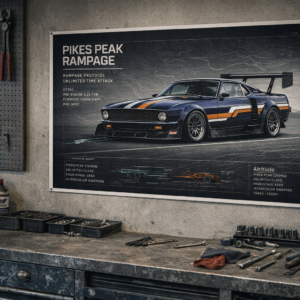 1969 Shelby GT350 Pikes Peak Rampage Collectible Poster
