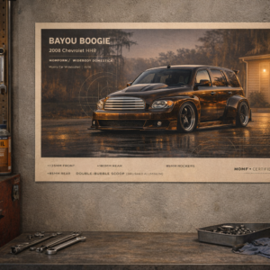 2008 Chevrolet HHR Bayou Boogie Collectible Poster