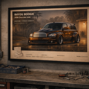 2008 Chevrolet HHR Bayou Boogie Framed Collectible Poster