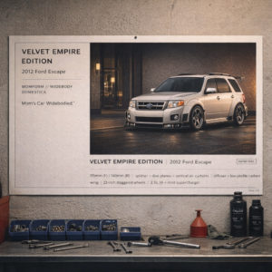 2012 Ford Escape Velvet Empire Edition Collectible Poster