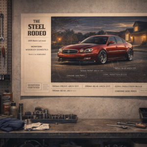 2005 Buick LaCrosse The Steel Rodeo Collectible Poster