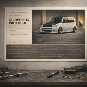2006 Scion xB Gilded Box Protocol Collectible Poster