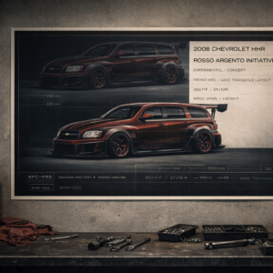 2008 Chevrolet HHR Rosso Argento Initiative Collectible Poster