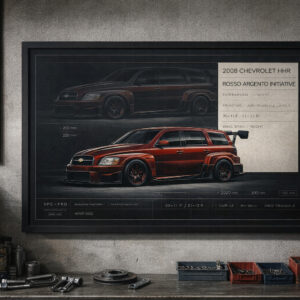 2008 Chevrolet HHR Rosso Argento Initiative Framed Collectible Poster