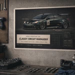 2005 Pontiac G6 Classy Circuit Marauder Collectible Poster