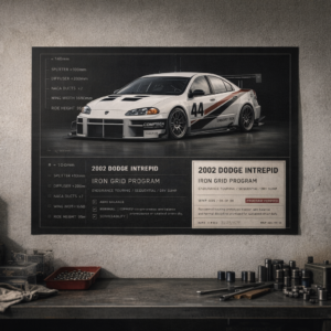 2002 Dodge Intrepid Iron Grid Program Collectible Poster