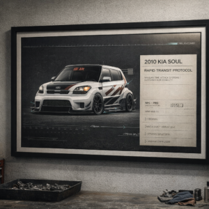 2010 Kia Soul Rapid Transit Protocol Framed Collectible Poster