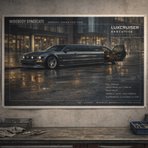 2007 Ford Mustang GT LuxCruiser Executive Collectible Poster