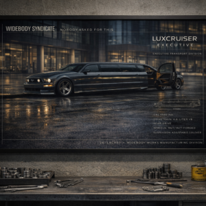 2007 Ford Mustang GT LuxCruiser Executive Framed Collectible Poster