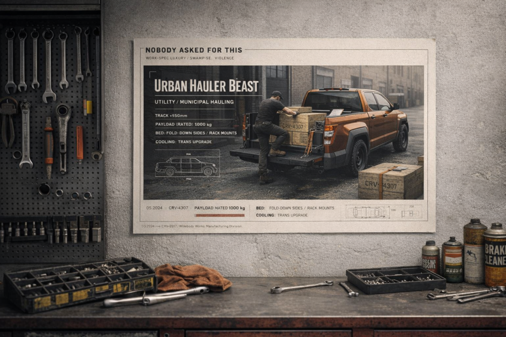 2010 Honda CR-V Urban Hauler Beast Collectible Poster