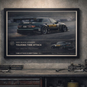 1995 Buick LeSabre Touring Time Attack Framed Collectible Poster