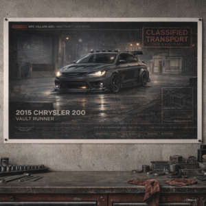 2015 Chrysler 200 Vault Runner Collectible Poster