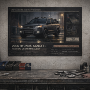 2006 Hyundai Santa Fe Tactical Urban Marauder Collectible Poster
