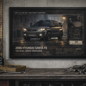 2006 Hyundai Santa Fe Tactical Urban Marauder Framed Collectible Poster