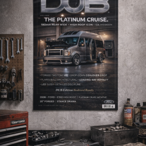 2008 Ford E350 High Roof Platinum Cruise Initiative Collectible Poster