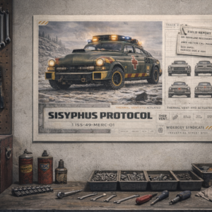 1949 Mercury Eight Sisyphus Protocol Collectible Poster