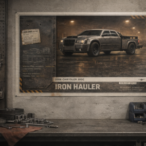 2006 Chrysler 300C Iron Hauler Collectible Poster
