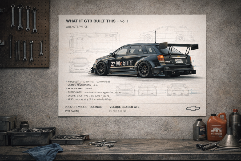 2005 Chevrolet Equinox Veloce Bearer GT3 Collectible Poster