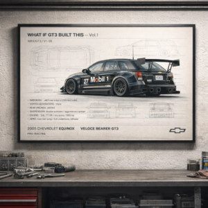 2005 Chevrolet Equinox Veloce Bearer GT3 Framed Collectible Poster
