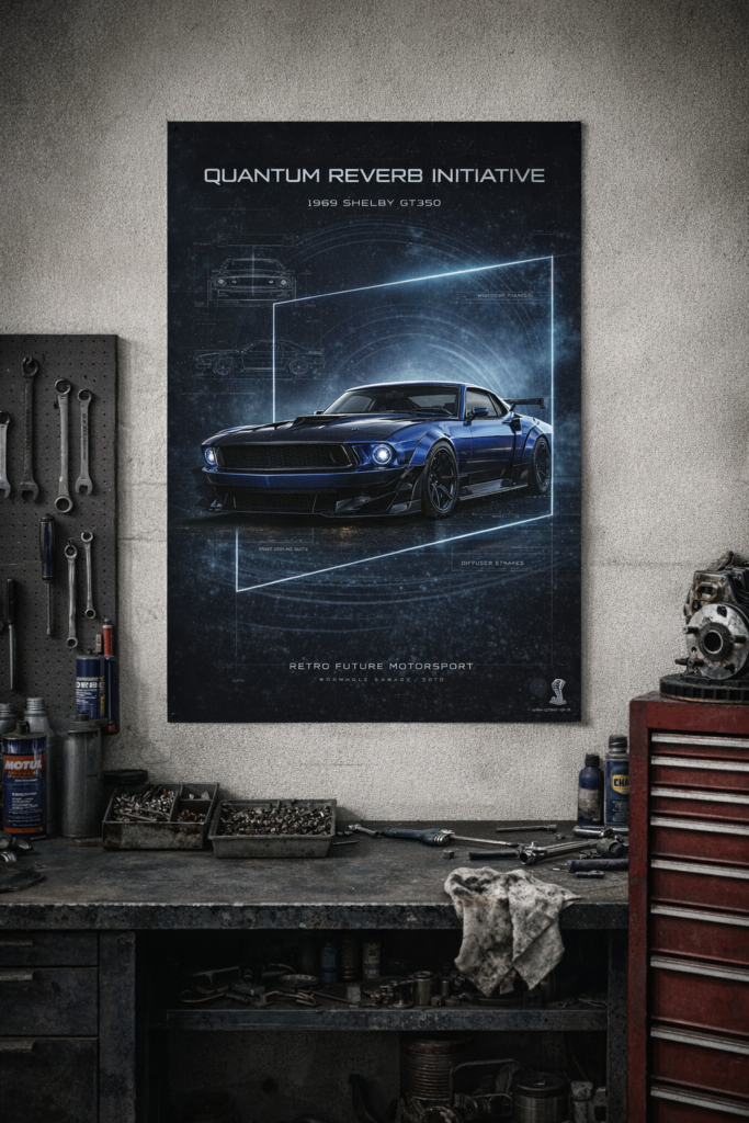 1969 Shelby GT350 Quantum Reverb Initiative Collectible Poster