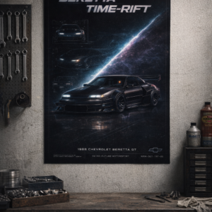 1988 Chevrolet Beretta GT Beretta Time-Rift Collectible Poster