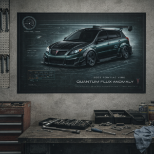 2003 Pontiac Vibe Quantum Flux Anomaly Collectible Poster