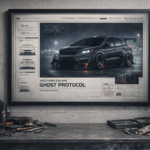 2012 Ford Escape Ghost Protocol Framed Collectible Poster