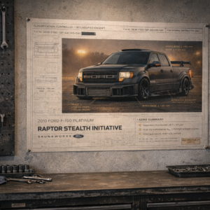 2010 Ford F-150 Platinum Raptor Stealth Initiative Collectible Poster