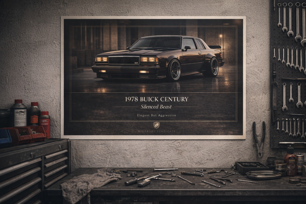 1978 Buick Century Silenced Beast Collectible Poster