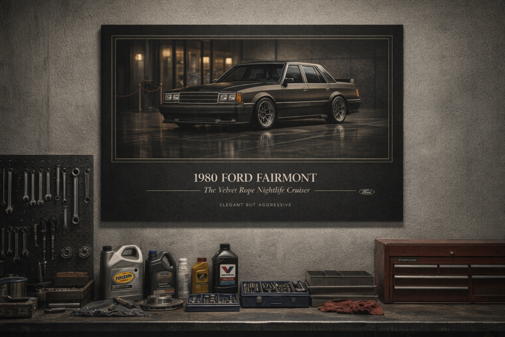1980 Ford Fairmont The Velvet Rope Nightlife Cruiser Collectible Poster