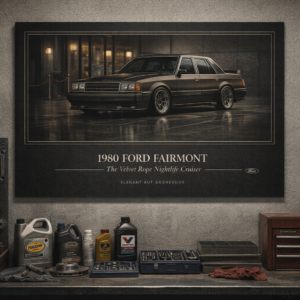 1980 Ford Fairmont The Velvet Rope Nightlife Cruiser Collectible Poster