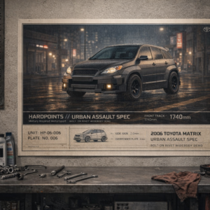 2006 Toyota Matrix Urban Assault Spec Collectible Poster