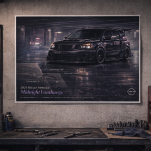 2004 Nissan Armada Midnight Vanthurgy Collectible Poster