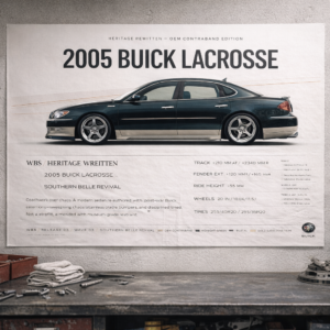 2005 Buick LaCrosse Southern Belle Revival Collectible Poster