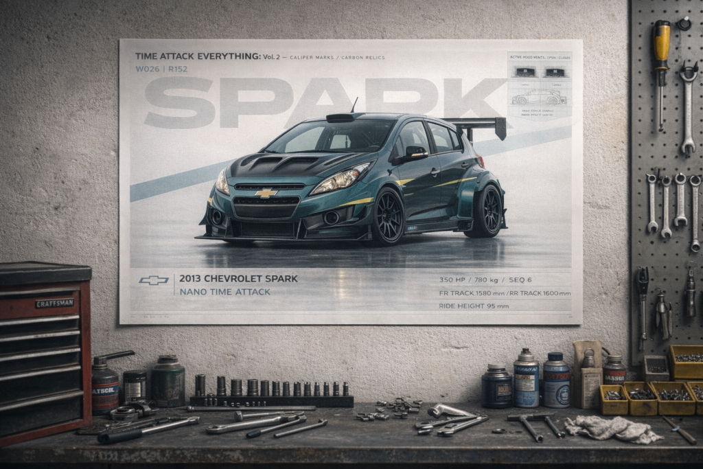 2013 Chevrolet Spark Nano Time Attack Collectible Poster