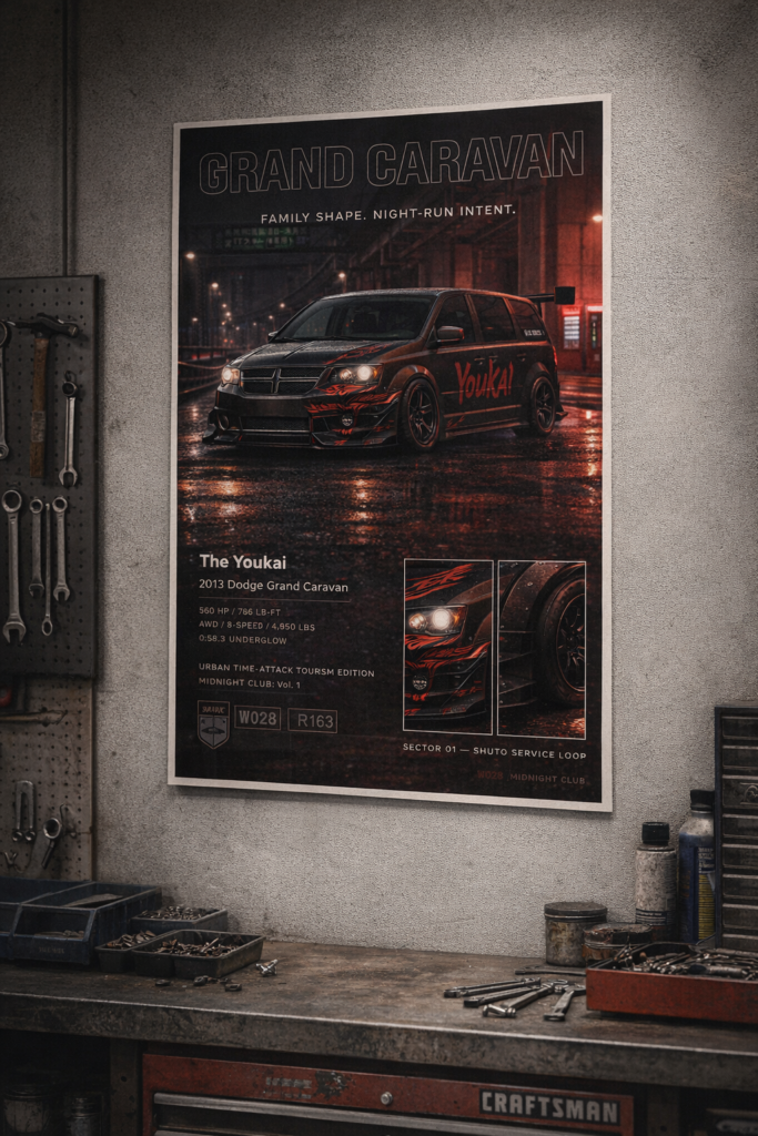 2013 Dodge Grand Caravan The Youkai Collectible Poster